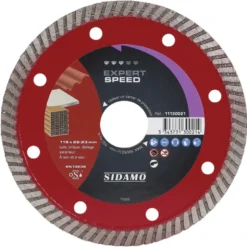 Disque Diamant à segment 115 mm EXPERT SPEED SIDAMO 11130021