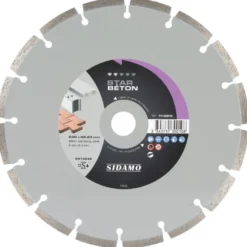 Disque Diamant à segment 230 mm STAR BETON Tronçonnage béton SIDAMO 11130010