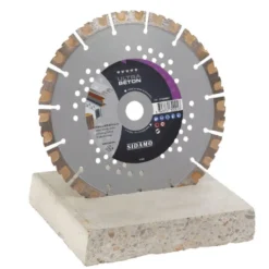 Disque Diamant à segment 230 mm ULTRA BETON Tronçonnage béton/Acier SIDAMO 11130001