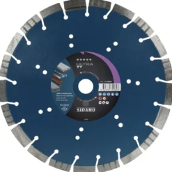 Disque Diamant à segment ULTRA TT 300 mm Tronçonnage béton/Asphalte/Acier/Granit SIDAMO - Alésage 25.4 mm 11130060