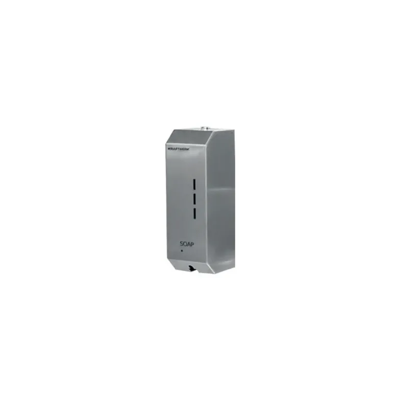Distributeur de savon sans contact pour montage mural en acier inox KRAFTWERK 808.100.102