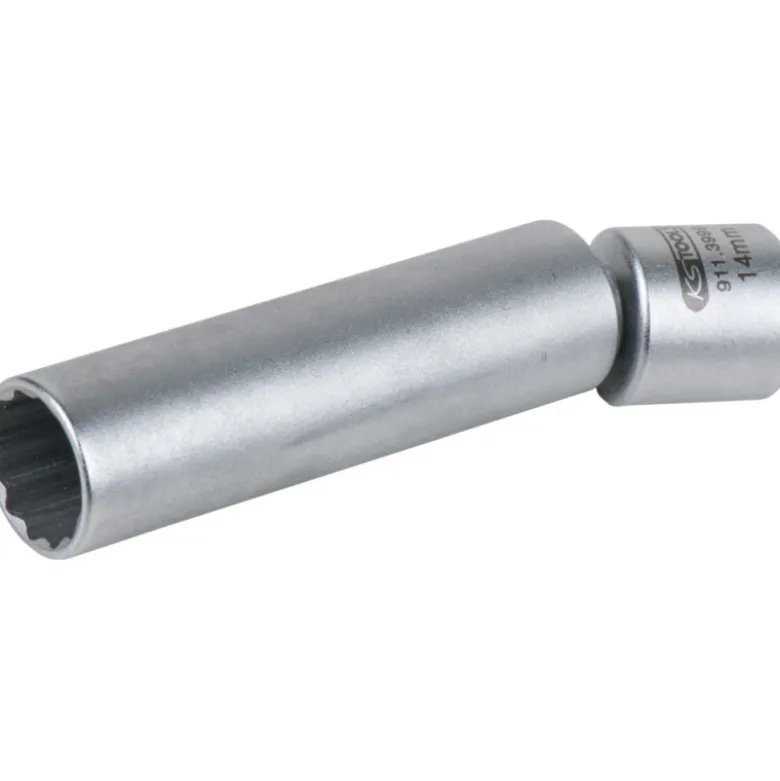 Douille à bougie 14 mm articulée 3/8" KS TOOLS 911.3999