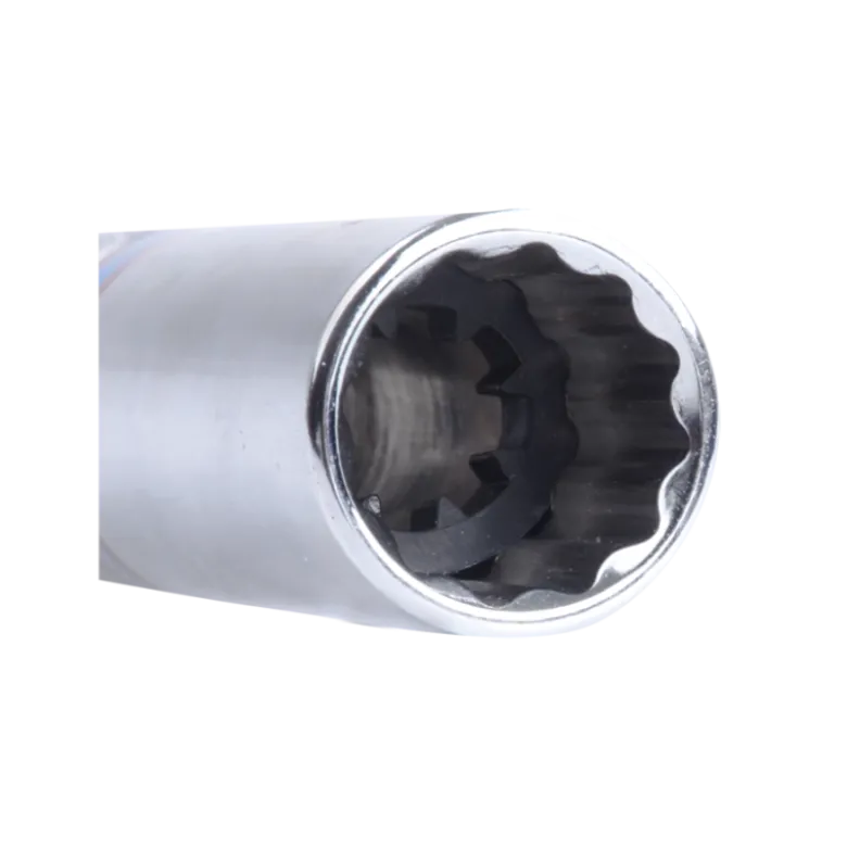 Douille Bougie 3/8 12 Pans 18 Mm Avec Retenue Ressort King Tony - 36B018