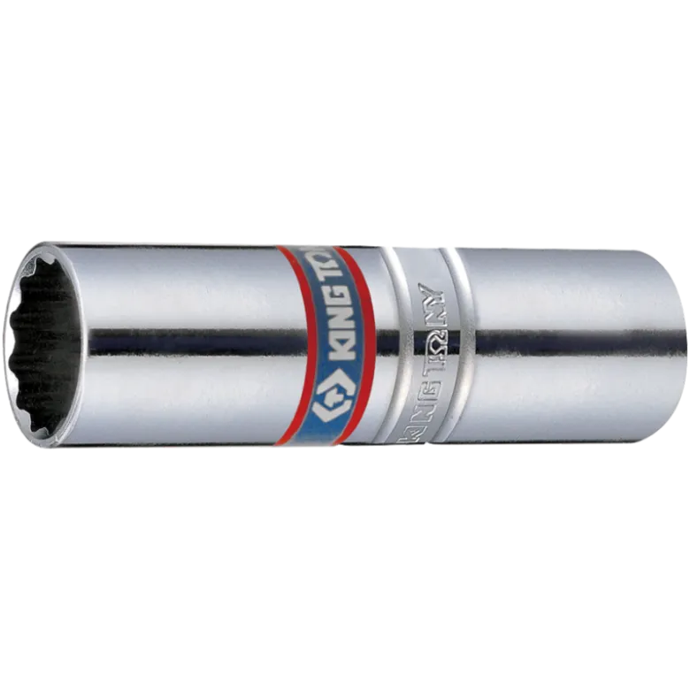 Douille Bougie 3/8 12 Pans 18 Mm Avec Retenue Ressort King Tony - 36B018