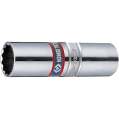 Douille Bougie 3/8" 12Pans 14Mm Avec Ressort King Tony - 36A014