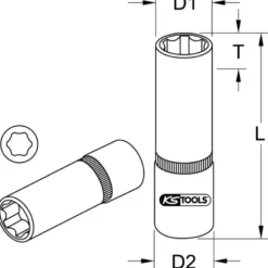 Douille à Bougies - 3/8’’ ULTIMATE KS TOOLS