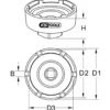 Douille 3/4'' à 4 ergots Ø 58/65 mm pour Scania KS TOOLS 460.1515