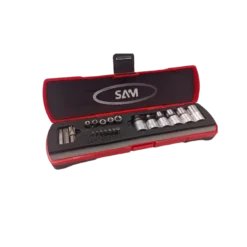 Douille 1/4'' Et 1/2'' Et Embouts Torx - Coffret De 21 SAM Outillage - STX-J21