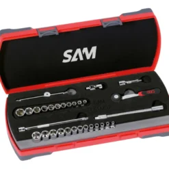Douilles Et Accessoires 1/4'' - Coffret De 30 - En Pouce SAM Outillage - 73-RPM30