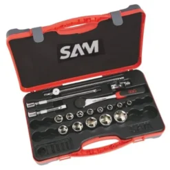Douilles Et Accessoires 1/2'' - Coffret De 18 SAM Outillage - 75-SH18
