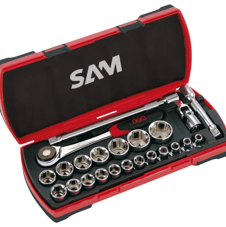 Douilles Et Accessoires 1/2'' - Coffret De 23 SAM Outillage - 75-SH23