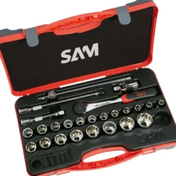 Douilles Et Accessoires 1/2'' - Coffret De 25 SAM Outillage - 75-S25