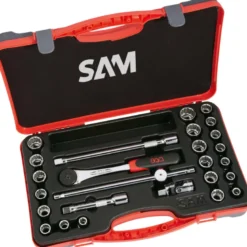 Douilles Et Accessoires 1/2'' - Coffret De 26 SAM Outillage - 75-SPM26
