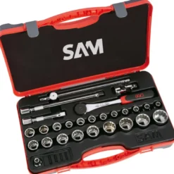 Douilles Et Accessoires 1/2'' - Coffret De 27 SAM Outillage - 75-S27A