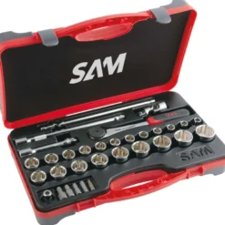 Douilles Et Accessoires 1/2'' - Coffret De 32 SAM Outillage - 75-S32