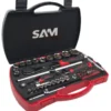 Douilles Et Accessoires 1/4'' 1/2'' En Mm - Coffret De 60 SAM Outillage - 75-SHR60