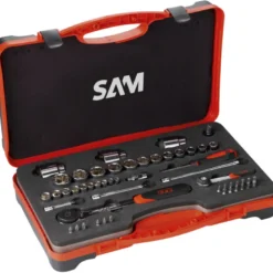 Douilles Et Accessoires 1/4'' Et 1/2'' - Coffret De 52 SAM Outillage - 75-RS1