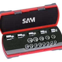Douilles 1/2'' 12 Pans - Coffret De 17 SAM Outillage - 75-SP18A