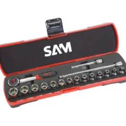 Douille Tout Profil Carre 1/4'' En Coffret SAM Outillage - 73-CRDH-18
