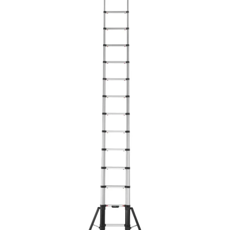 Echelle Prime Line 4.1m marches 80mm + stabilisateurs TELESTEPS 72241STAB