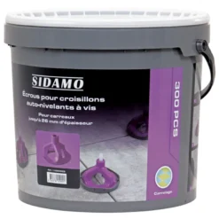 Ecrous auto-nivellants 300 pièces pour croisillons à vis SIDAMO - 11255929