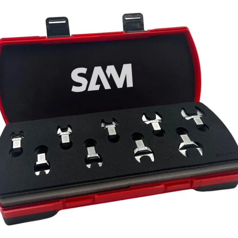 Embout Dynamometrique 9X12 A Fourche En Pouce - Coffret De 9 SAM Outillage - DFC0-J9P