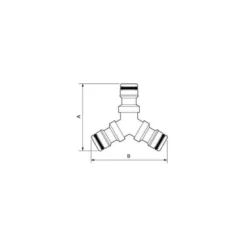 Embout triple de liaison pour raccords PREVOST ELP 096003