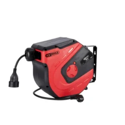 Enrouleur de câble électrique muraux 15 m 3 x 2.5 mm² KS TOOLS 150.4218