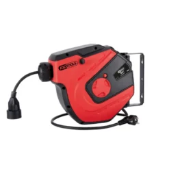 Enrouleur de câble électrique muraux 15m 3 x 1.5mm² KS TOOLS 150.4217