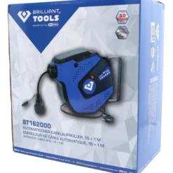 Enrouleur électrique mural 3x15mm² 15m BRILLIANT TOOLS - BT162000