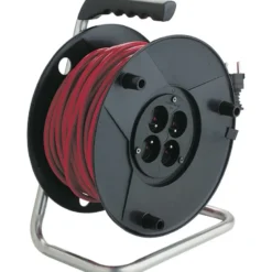 Enrouleur Mobile Cable Electrique 50 Metres SAM Outillage - UK-50-F