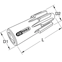 Entraîneur manuel de volant moteur RENAULT KS TOOLS 460.4020