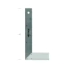 Equerre de menuisier en inox L300 mm - METRICA