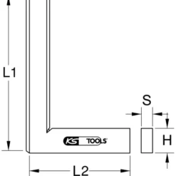 Equerre en acier KS TOOLS