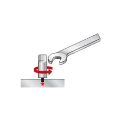 Equerre lame acier 250 MM SAM - 774-a-25