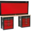 Etabli D'Atelier 12 Tiroirs Avec Armoire A Rideau SAM Outillage - 2012-PMA