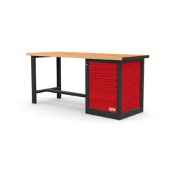 Etabli 1,5 metres bois avec meuble 7 tiroirs SAM - Etab-150m7
