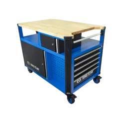 Etabli Mobile "Superb Workbench" 10Tiroirs Plan De Travail Bois Squad King Tony - 87SQ3410BABK