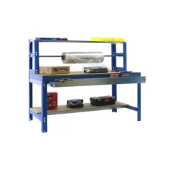 Etabli 3 niveaux + barre à rouleau + tiroir - SIMONWORK BT4 BOX 1200 - 1445 x 1210 x 760 mm SIMONRACK 8435104932667