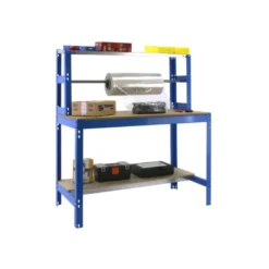Etabli 3 niveaux + barre à rouleau - SIMONWORK BT4 1200 - 1445 x 1210 x 760 mm SIMONRACK 8435104919781