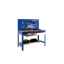 Etabli 2 niveaux + 1 fond perforé + 1 tiroir- SIMONWORK BT2 BOX 900 - 1445 x 910 x 610 SIMONRACK 8435104932452