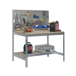 Etabli 2 niveaux + 1 panneau de fond perforé - SIMONWORK BT2 900 - 1445 x 910 x 610 SIMONRACK 8435104919651