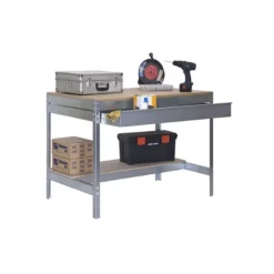 Etabli 2 niveaux + 1 tiroir - SIMON WORK BT0 BOX 1200 - 842 x 1210 x 760 SIMONRACK 8435104932599