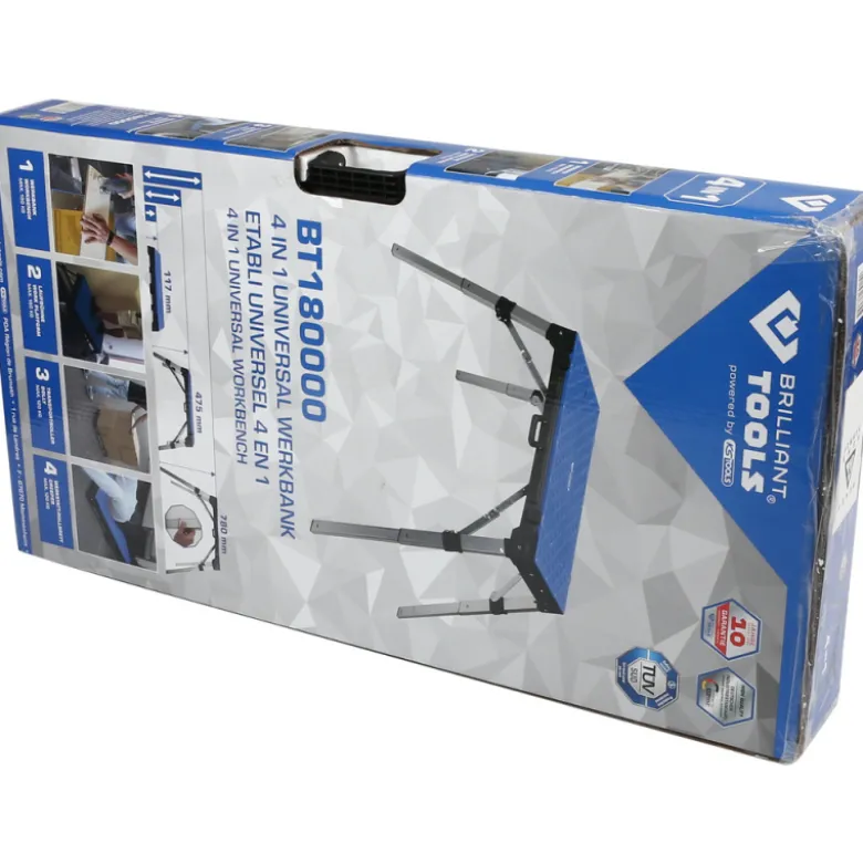 Etabli universel 4 en 1 BRILLIANT TOOLS - BT180000
