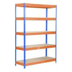 Etagère métallique 5 niveaux - 2000x1200x600 - 300kg - BRICOFORTE CHIPBOARD BF-1206-5 / SIMONRACK 8435104938683