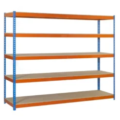 Etagère métallique 5 niveaux - 2000x1800x450 - 400kg - ECOFORTE CHIPBOARD EF-1804-5 / SIMONRACK 8435104950043