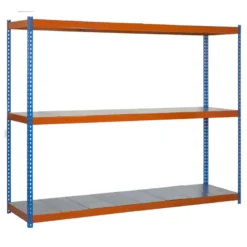 Etagère métallique 3 niveaux - 2000x1800x450 - 400kg - ECOFORTE METAL EF-1804-3 / SIMONRACK 8435104950166