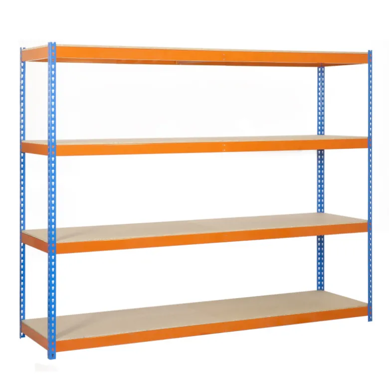 Etagère métallique 4 niveaux - 2000x2400x750 - 400kg - SIMONFORTE CHIPBOARD ST-2407-4 / SIMONRACK 8435104990650