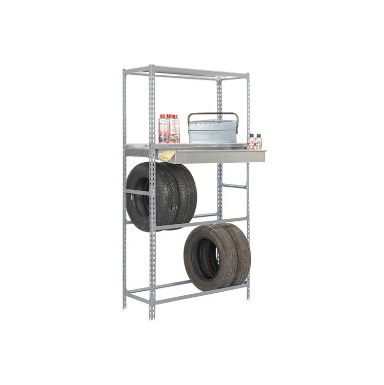 Etagère 4 niveaux + 1 tiroir 720kg - Kit SIMONRACING BOX MEGAPLUS 3/400 -1200x2000x400mm SIMONRACK 8435104944295