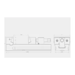 Etau Dolex Ouverture 155 mm Pour Fraiseuse Série 700 715-15
